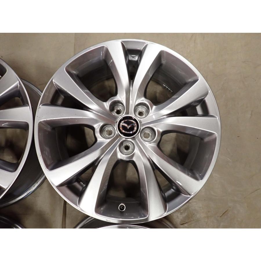 4本SET 会社宛 送料無料 18×7J マツダ 純正 アルミホイール 5穴 PCD114