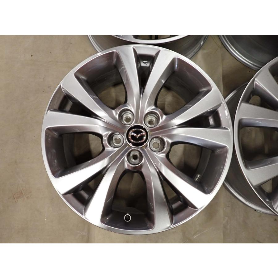 4本SET 会社宛 送料無料 18×7J マツダ 純正 アルミホイール 5穴 PCD114