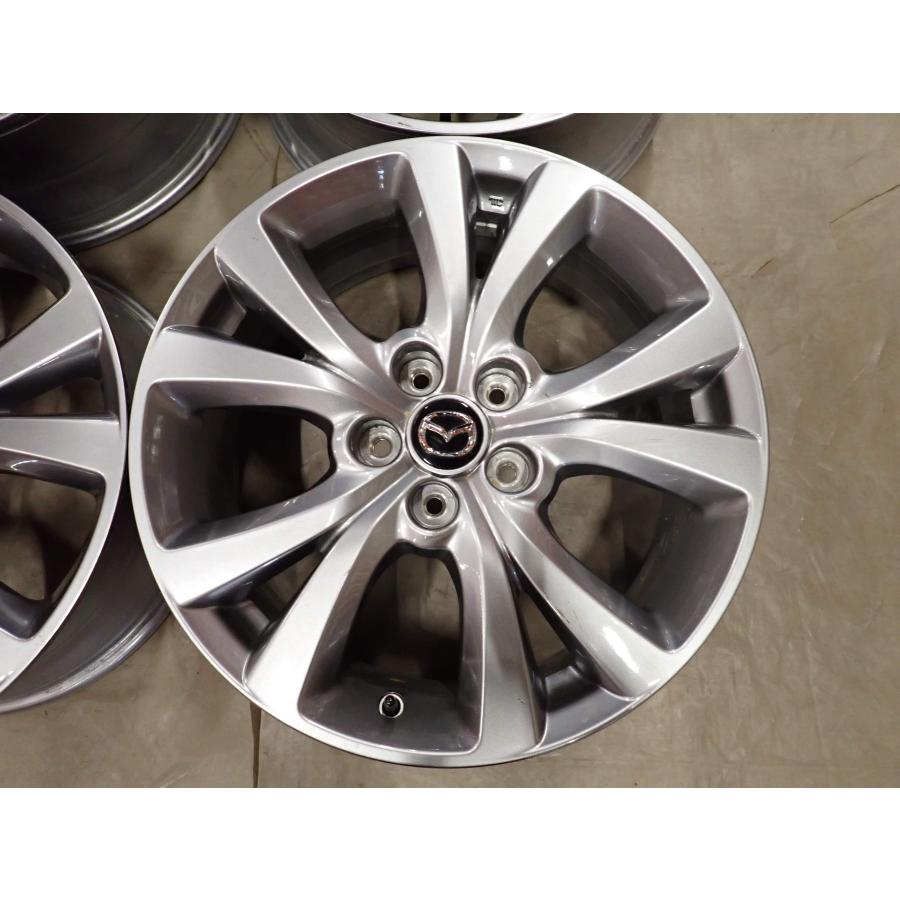 4本SET 会社宛 送料無料 18×7J マツダ 純正 アルミホイール 5穴 PCD114