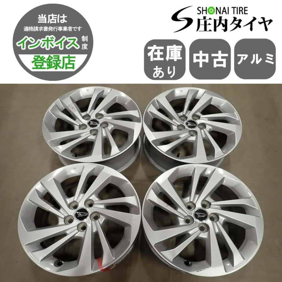 4本SET 会社宛送料無料 16×6J ダイハツ ロッキー 純正 シルバー アルミ