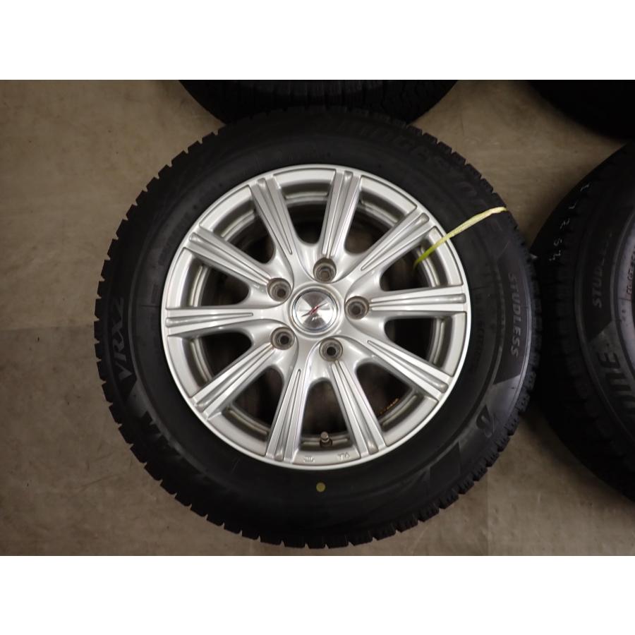 冬4本SET 会社宛 送料無料 185/65R15×6J 88Q ブリヂストン ブリザック