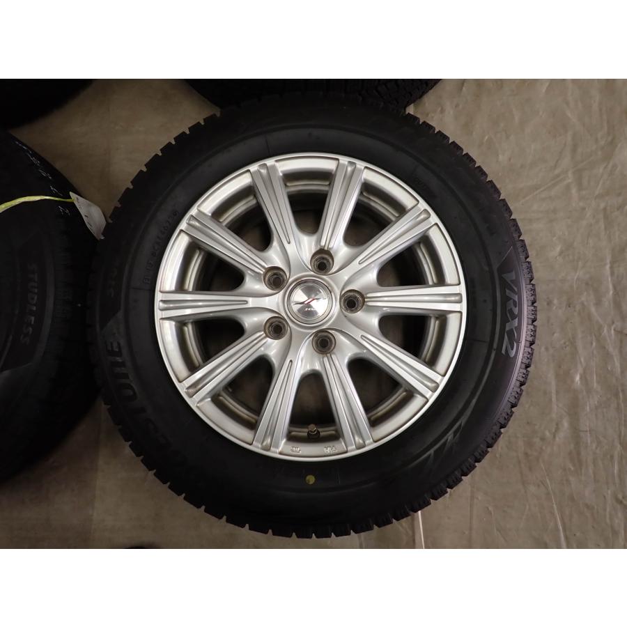冬4本SET 会社宛 送料無料 185/65R15×6J 88Q ブリヂストン ブリザック 