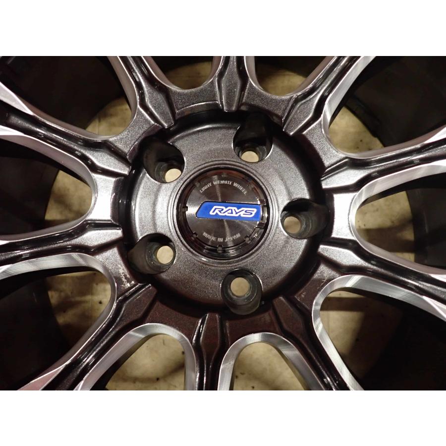 4本SET 会社宛 送料無料 19×8J RAYS GRAMLIGHTS グラムライツ AZURE