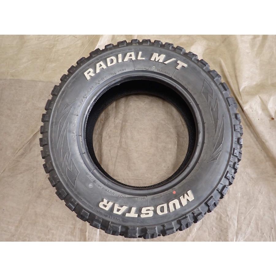 夏4本SET 会社宛 送料無料 195/80R15 107/105 LT MUDSTAR RADIAL M/T