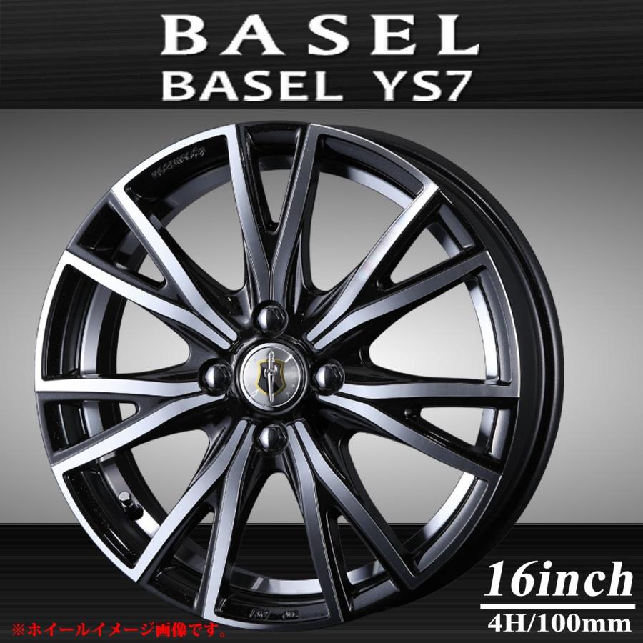 CRIMSON,INC 新品アルミホイール BASEL YS7 16×5J 100mm/4H ET+45 4本