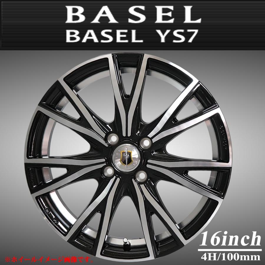 CRIMSON 新品アルミホイール BASEL YS7 16×5J 100mm 4穴 ET+45 4