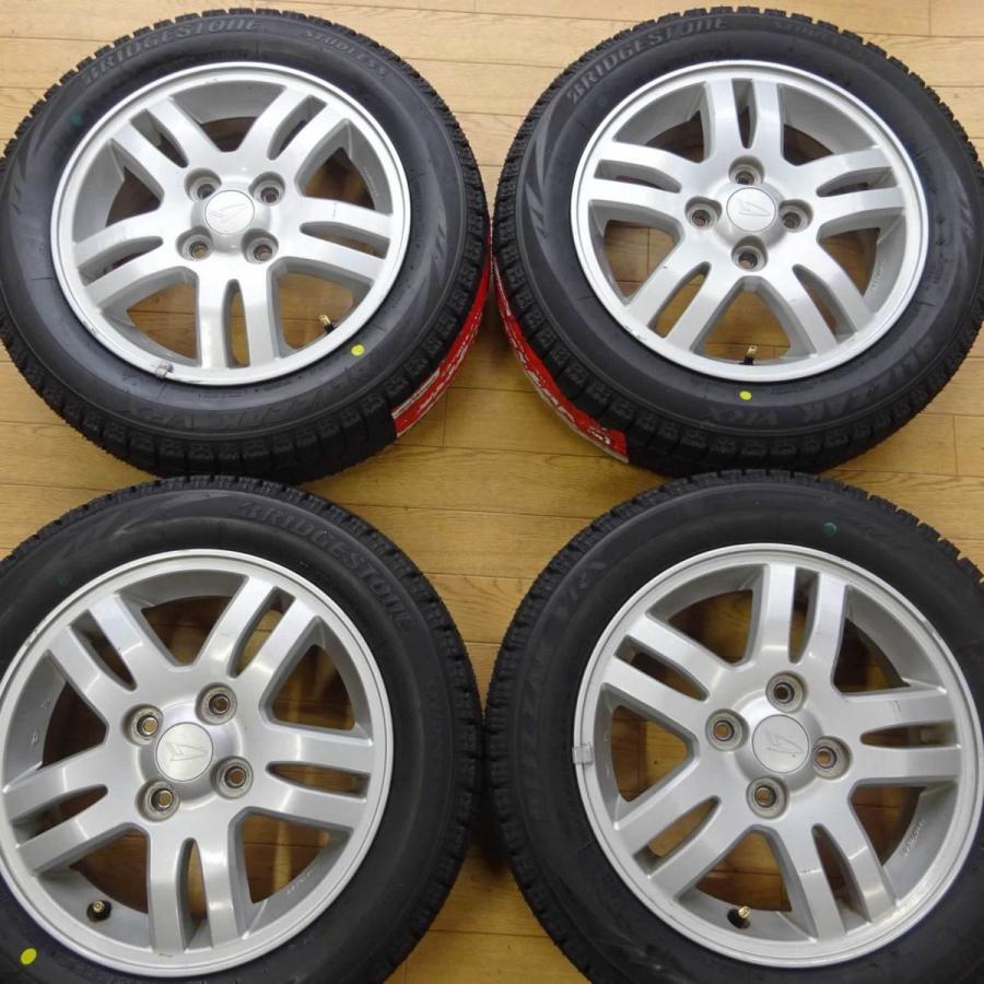 155/65R14 ダイハツアルミ ブリジストン セリアル1521 軽自動車全般