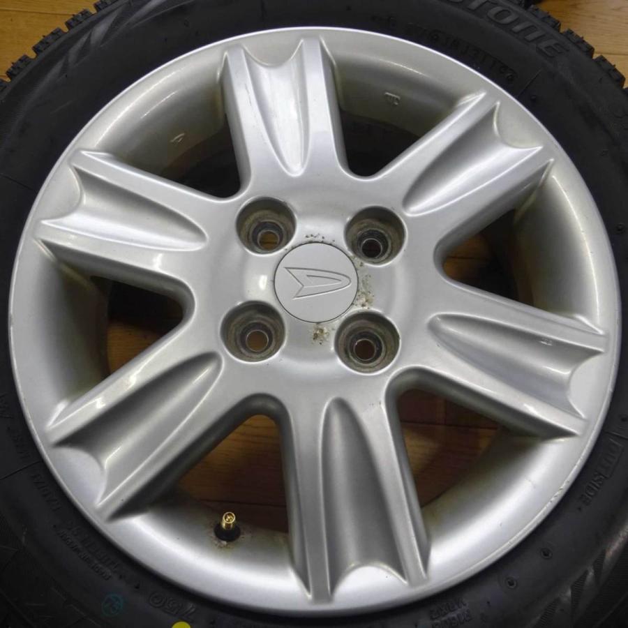 送料込み155/65R14ブリヂストンブリザックVRX ダイハツ純正ホイール4穴 ブリヂストン ブリザック VRX2 155/65R14 / LINZ 4.5J+45 100-4