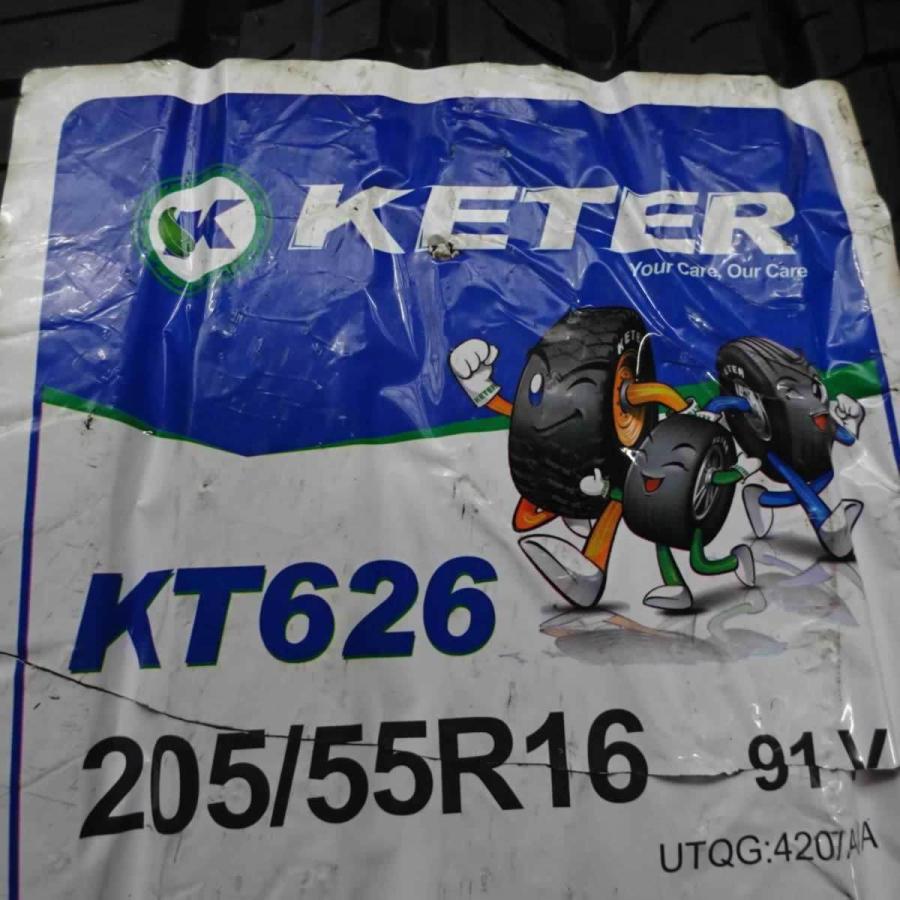 会社宛て配送で送料無料 205/55R16 新品SUMMERタイヤ KETER KT626 4本 