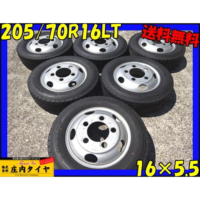美品　ダンロップ SPLT 50 205/70R16 111/109LT エナセーブ ダンロップ SPLT50 205/70R16 111/109 LT SUMMER 6本価格