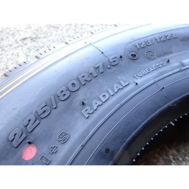 エコピア ブリヂストン M801 BZ ミックスタイヤ 225/80R17.5 123/122