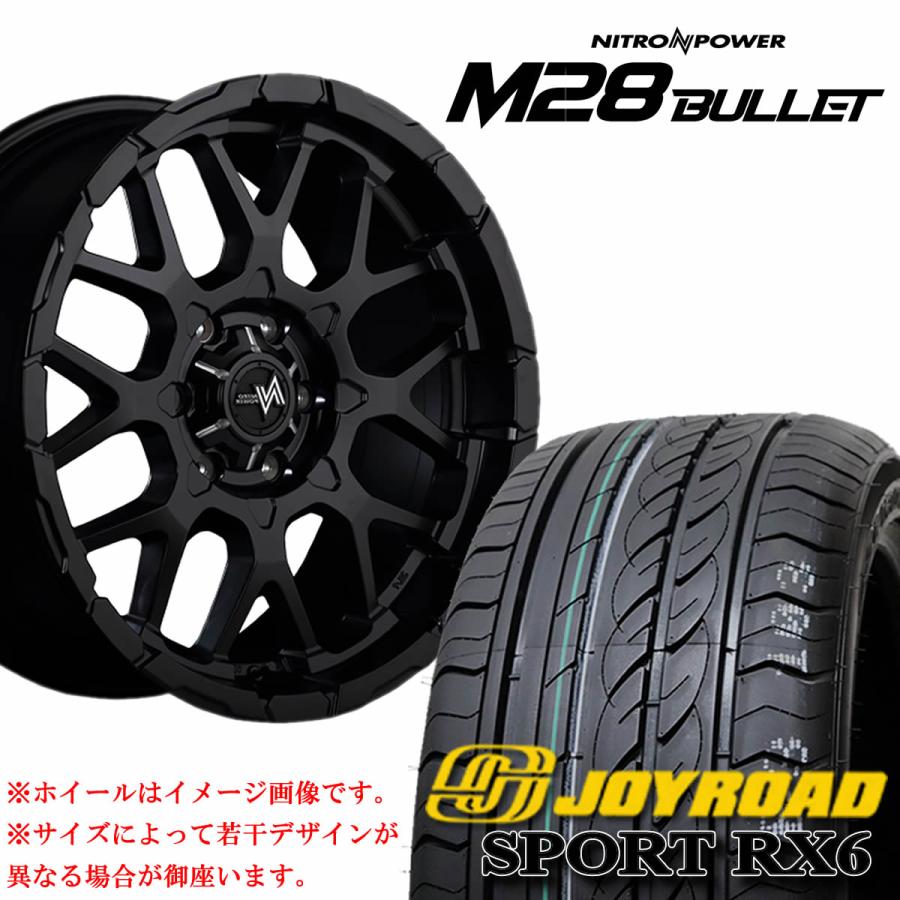 新品 SUMMERタイヤ JOYROAD SPORT RX6 245/40ZR20 ナイトロパワー M28 バレット 20×8.5 139.7