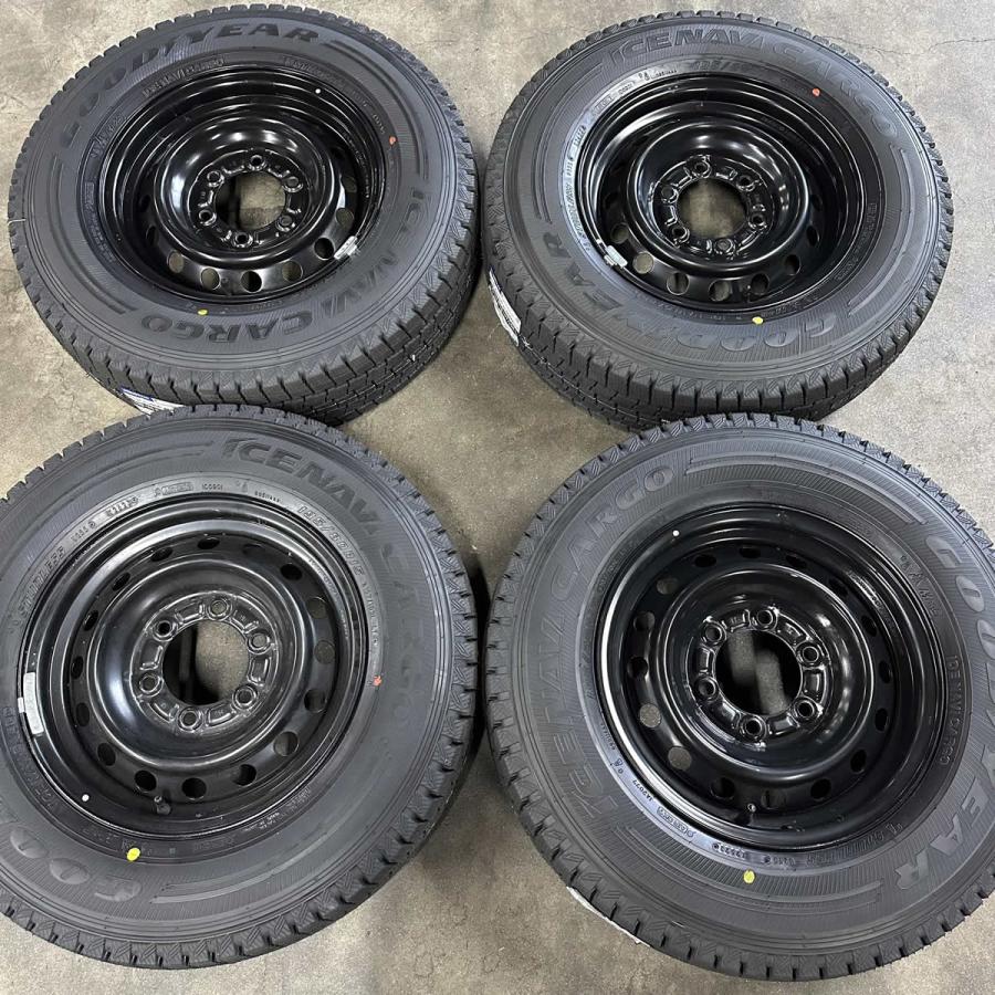iceGUARD 2023年製 195/80R15×6J 107/105 LT グッドイヤー ICE NAVI 