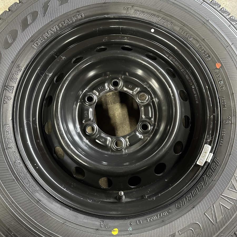 iceGUARD 2023年製 195/80R15×6J 107/105 LT グッドイヤー ICE NAVI 