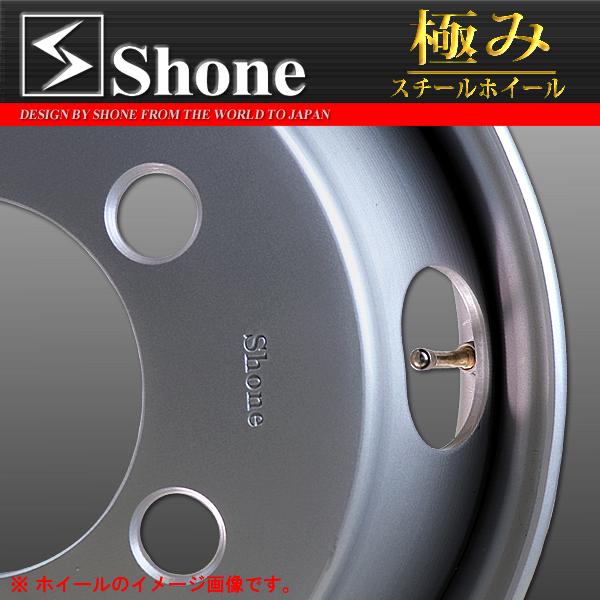 新品鉄 SHONE トラックスチールホイール 17.5×5.25 PCD203.2mm +115 ハブ径146mm 穴径29mm 4本価格｜shonei-tire｜06