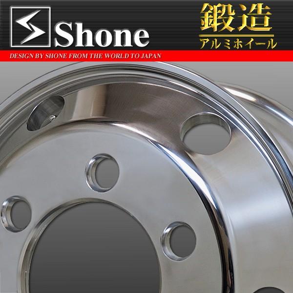 4t車 Shone製 FORGED トラックアルミホイール 17.5×6.00 JIS規格 4t車 Shone製 FORGED トラックアルミホイール 17.5×6.00 JIS規格
