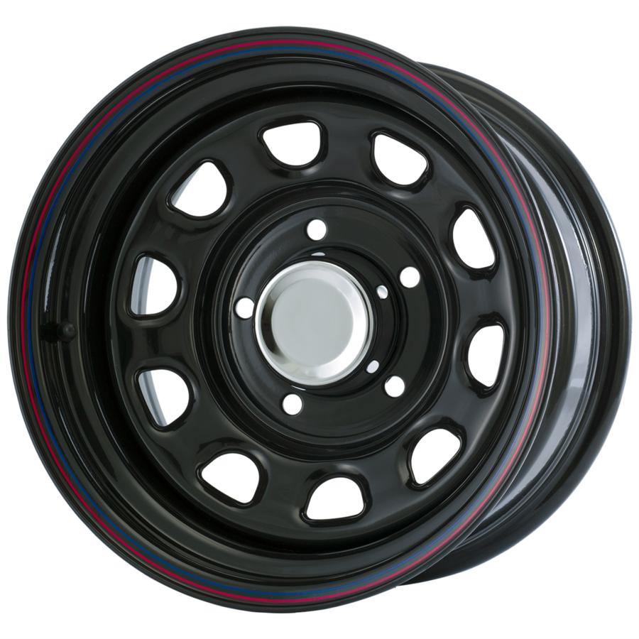 会社宛 送料無料 ジムニー用 SST デイトナブラック 赤青ライン 15×8J 