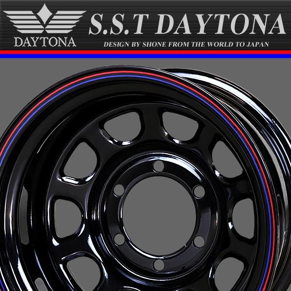 4×4車用 SST デイトナブラック スチールホイール 15×10J オフセット-46