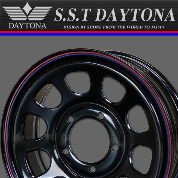新品 4本価格 業者様 送料無料 SHONE SST DAYTONA デイトナブラック 赤