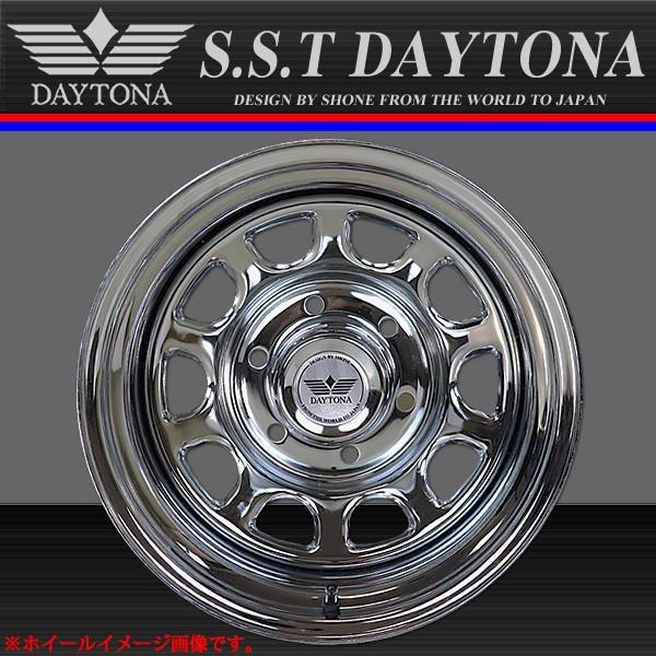 4×4車用 SST デイトナ クロームメッキ スチールホイール 15×10J