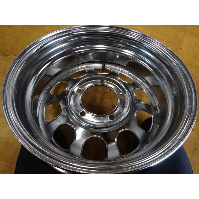 4×4車用 SST デイトナ クロームメッキ スチールホイール 15×10J