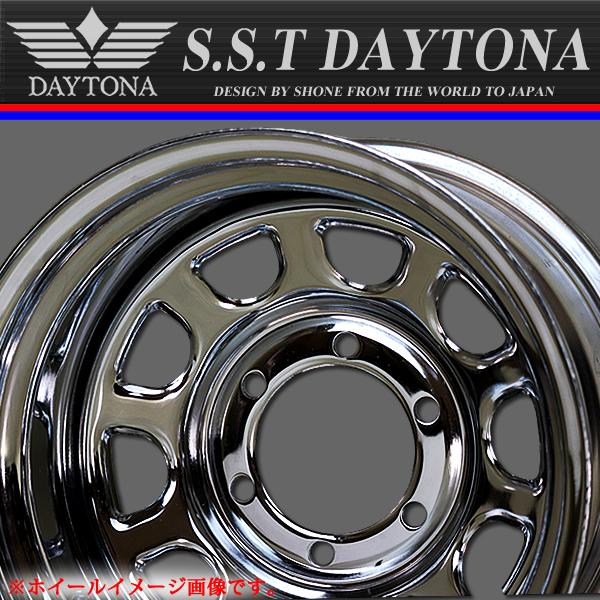 4×4車用 SST デイトナクロームメッキ スチールホイール 16×8J