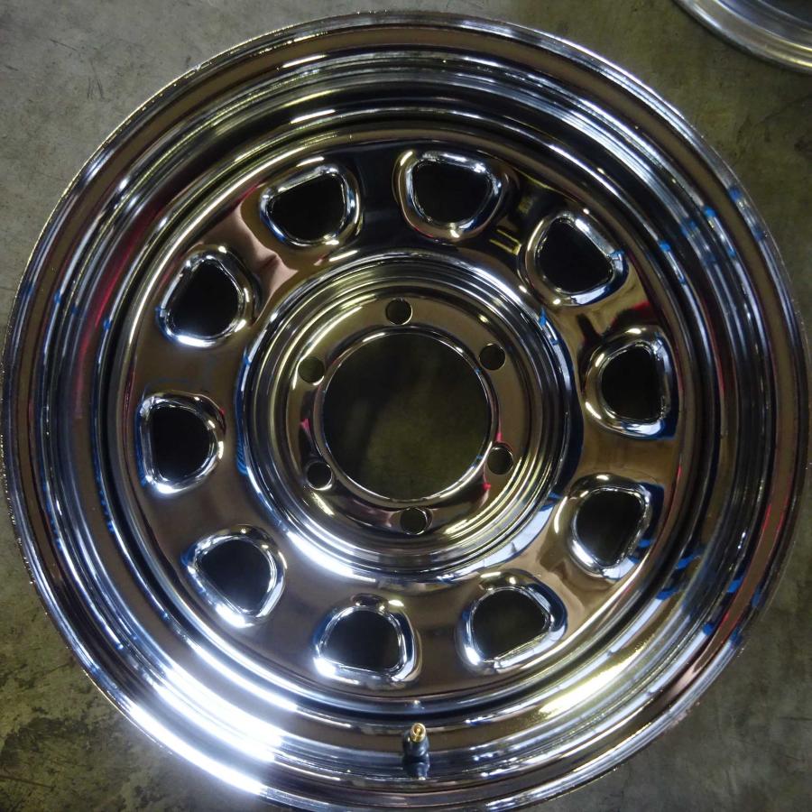 会社宛 送料無料 4×4車用 16×8J 139.7mm-6穴 ET±0 ハブ径110mm SST