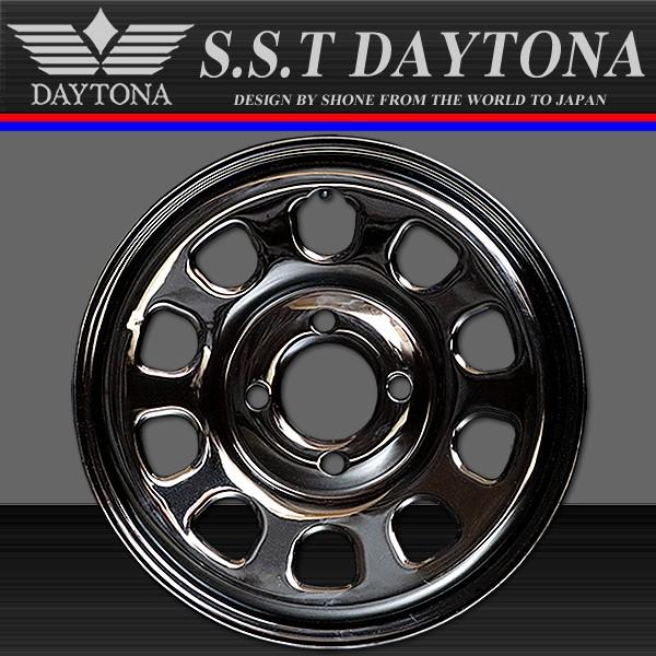 軽自動車用 SST デイトナ ブラッククローム スチールホイール 13×4.5J