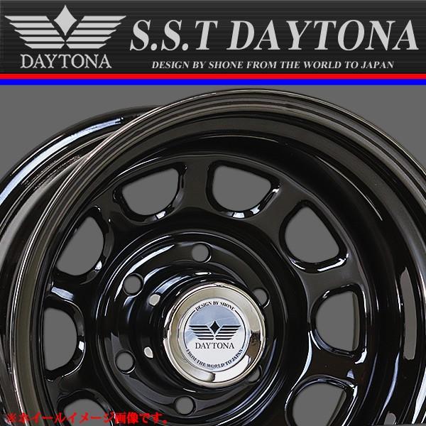 ジムニー用 SST デイトナ ブラッククローム スチールホイール 15×8J
