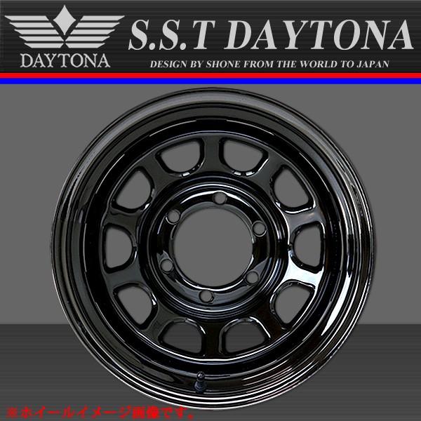 4×4車用 SST デイトナ ブラッククローム スチールホイール 15×10J