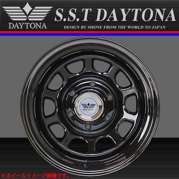 4×4車用SST デイトナ ブラッククローム スチールホイール 16×8J