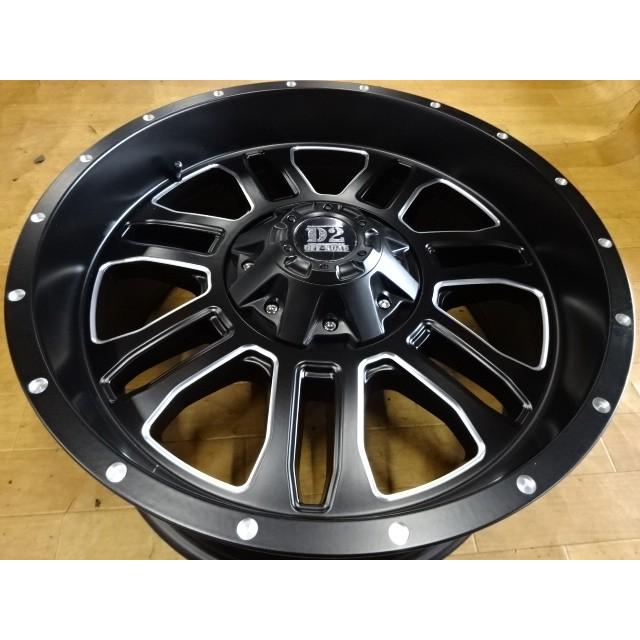 マッドブラック アルミホイール 20×9J SHONE OFF-ROAD 139.7mm 6穴 