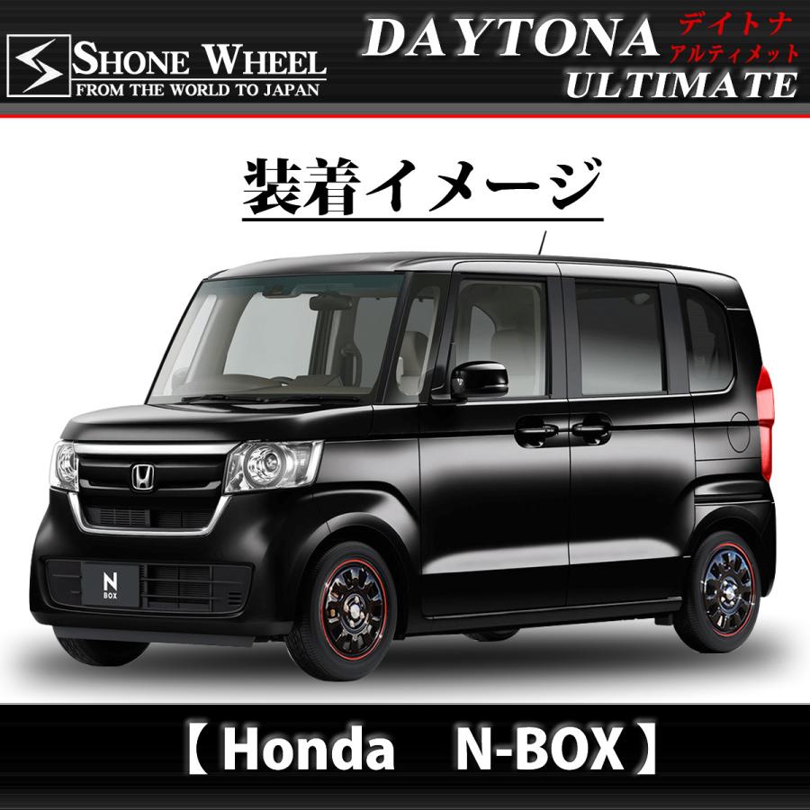 新品 4本価格 会社宛 送料無料 12×3.5J 4穴 ET+43 SHONE デイトナ