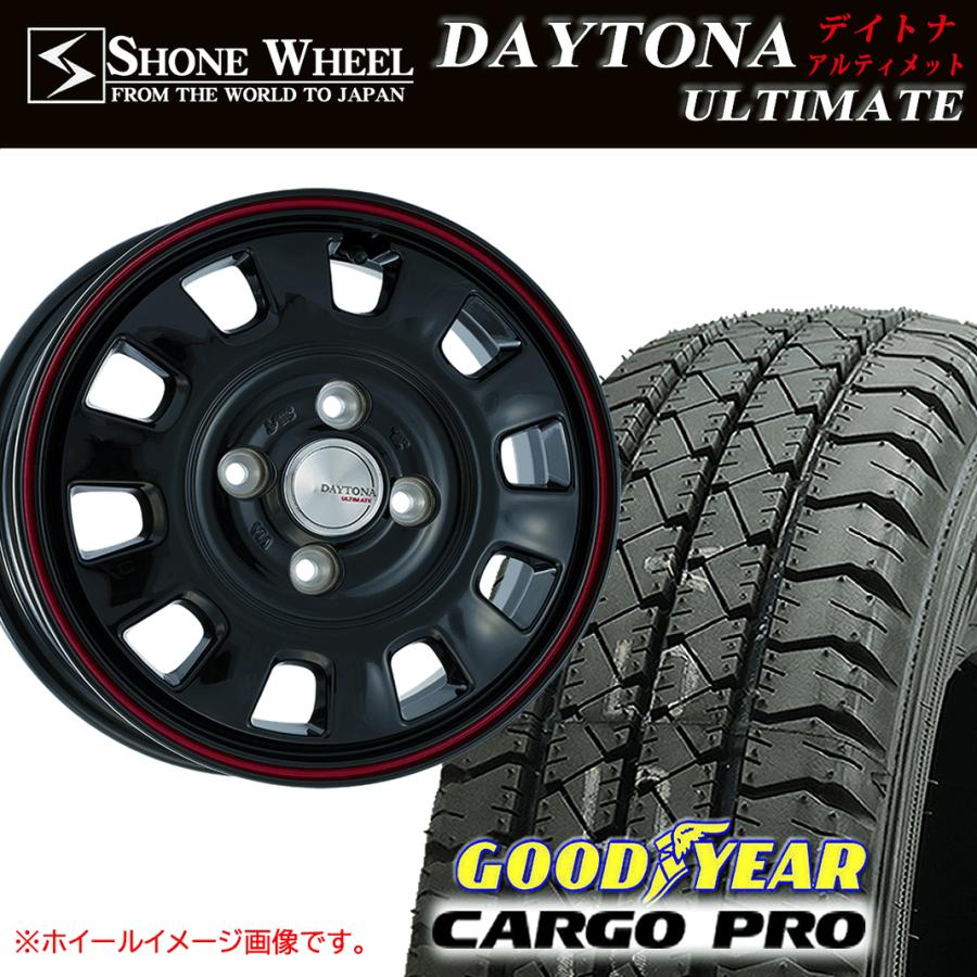 グッドイヤー（GOODYEAR） 新品 2024年 夏 4本 145/80R12×3.5 LT 100-4