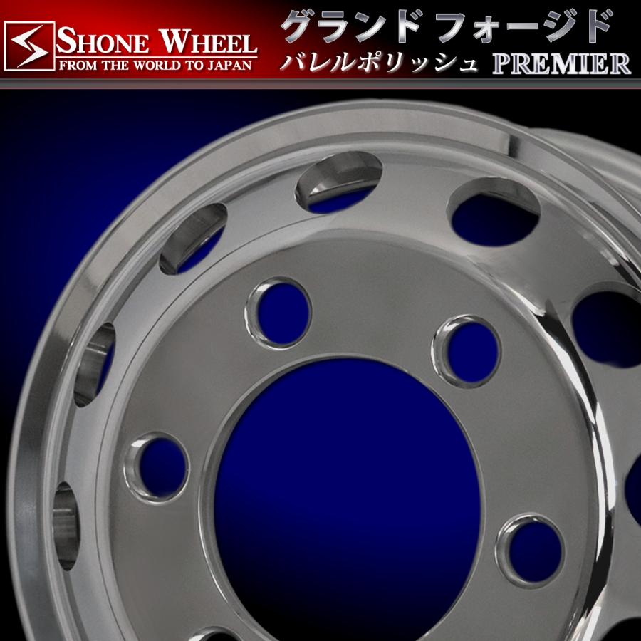 キャンター エルフ用 Shone製 FORGED トラックアルミホイール 16×6.00