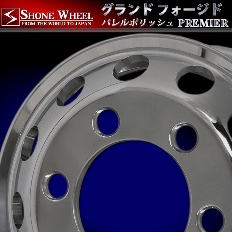 キャンター エルフ用 Shone製 FORGED トラックアルミホイール 16×6.00