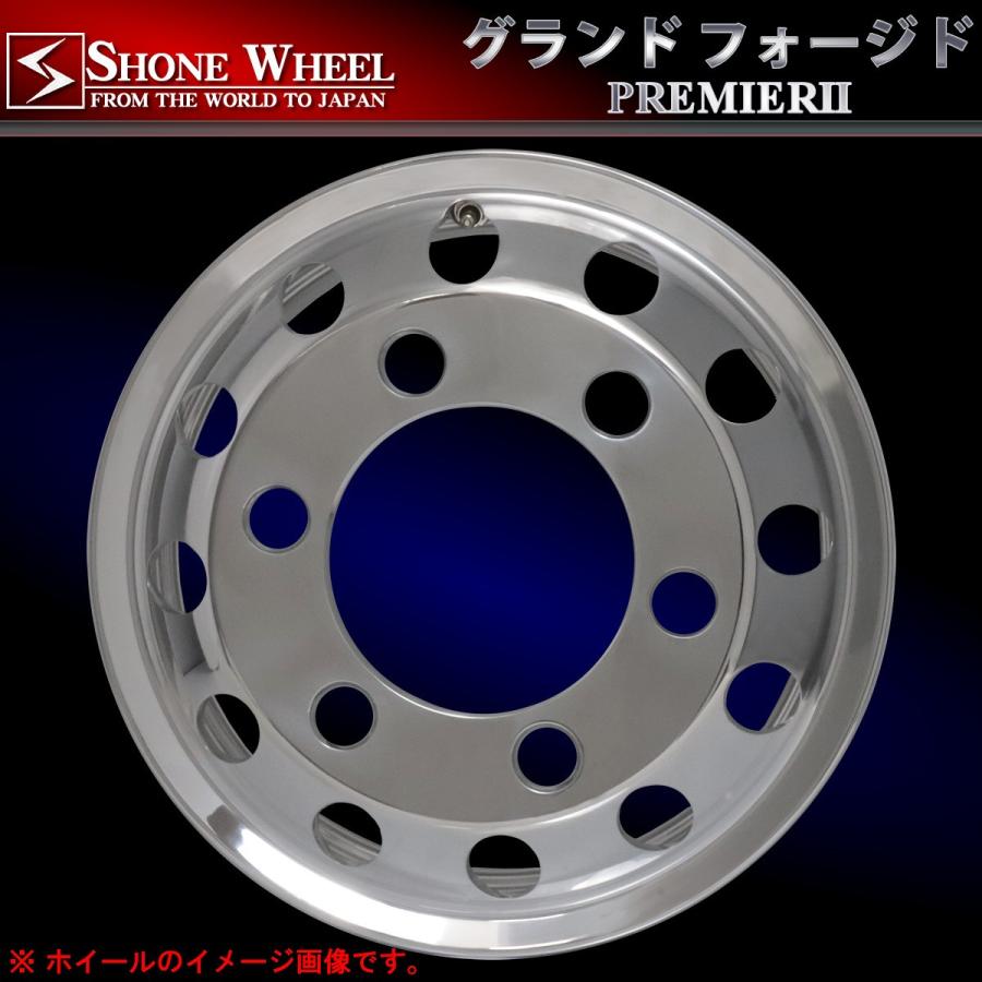 キャンター・エルフ用 Shone製 FORGED トラックアルミホイール 16×6.00