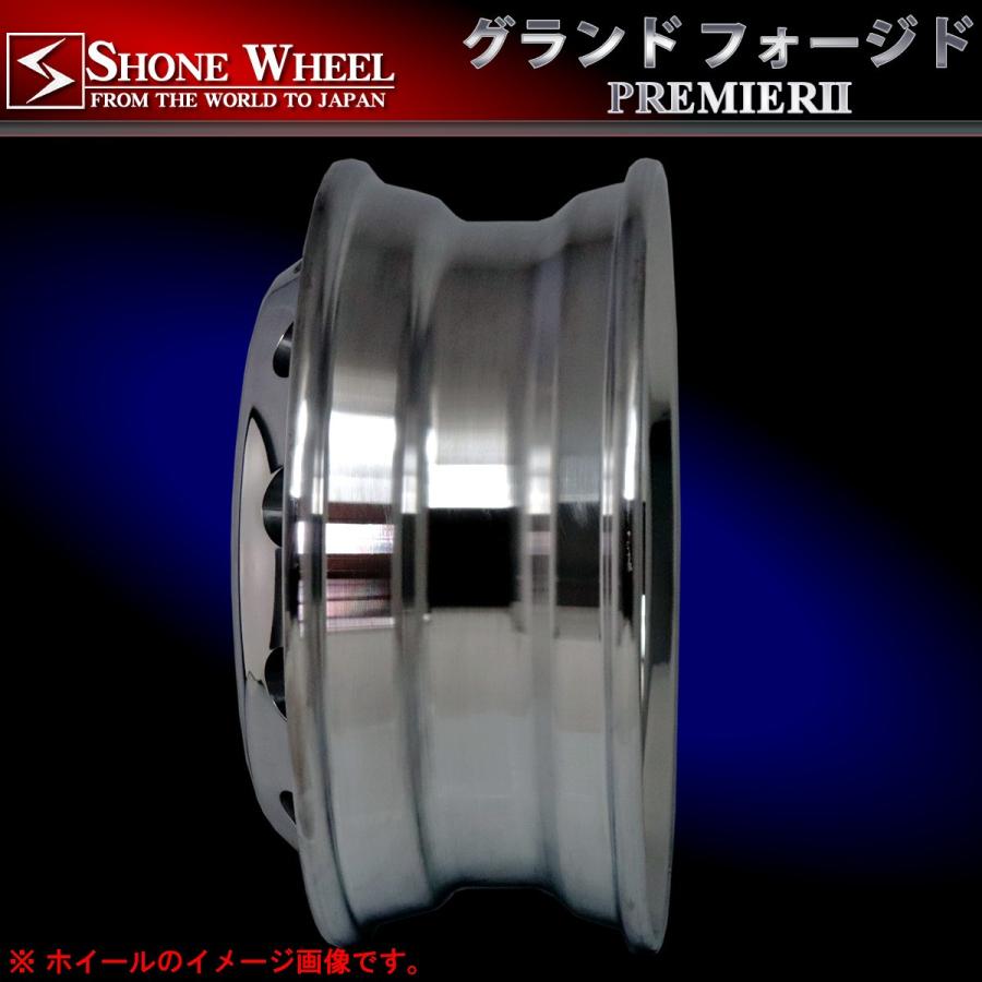 キャンター・エルフ用 Shone製 FORGED トラックアルミホイール 16×6.00