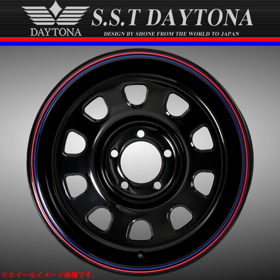 いたり ジムニー用 5穴 ハブ径110mm 1本価格 庄内タイヤ 通販 Paypayモール Sst デイトナブラック スチールホイール 16 5 5j オフセット リフトアップ車用 リフトアッ Www Ensiguarda Pt