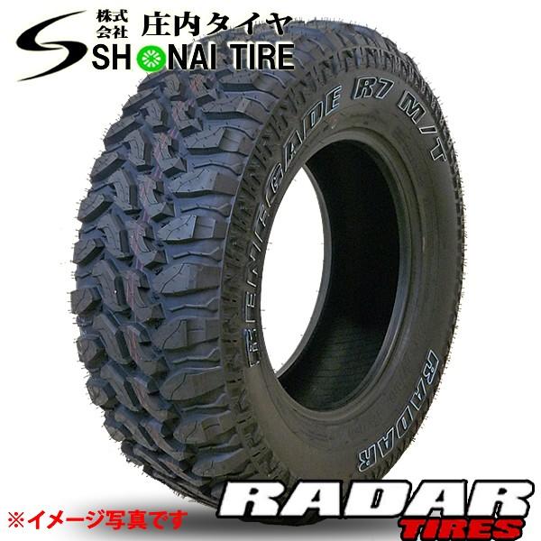 マッドタイヤ 315/75R16 121/118Q LT RADAR製 RENEGADE R7 M/T 4本価格 