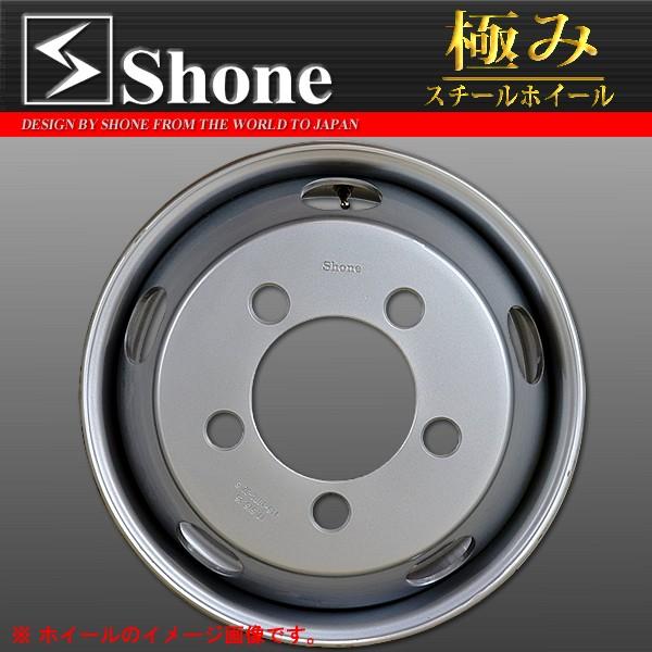 エルフ アトラス用 従来モデル Shone製スチールホイール 17 5 5 25 オフセット 115 5穴 4本価格 2t車 山形発 庄内タイヤ 通販 Paypayモール