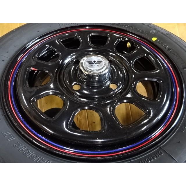 新品SUMMERタイヤ ブリヂストン K305 145R12 6PR LT デイトナ ブラック