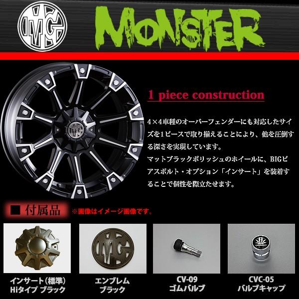 新品SUMMERタイヤ 275/55R20 クリムソン MGモンスター 20×8.5J 139.7mm 