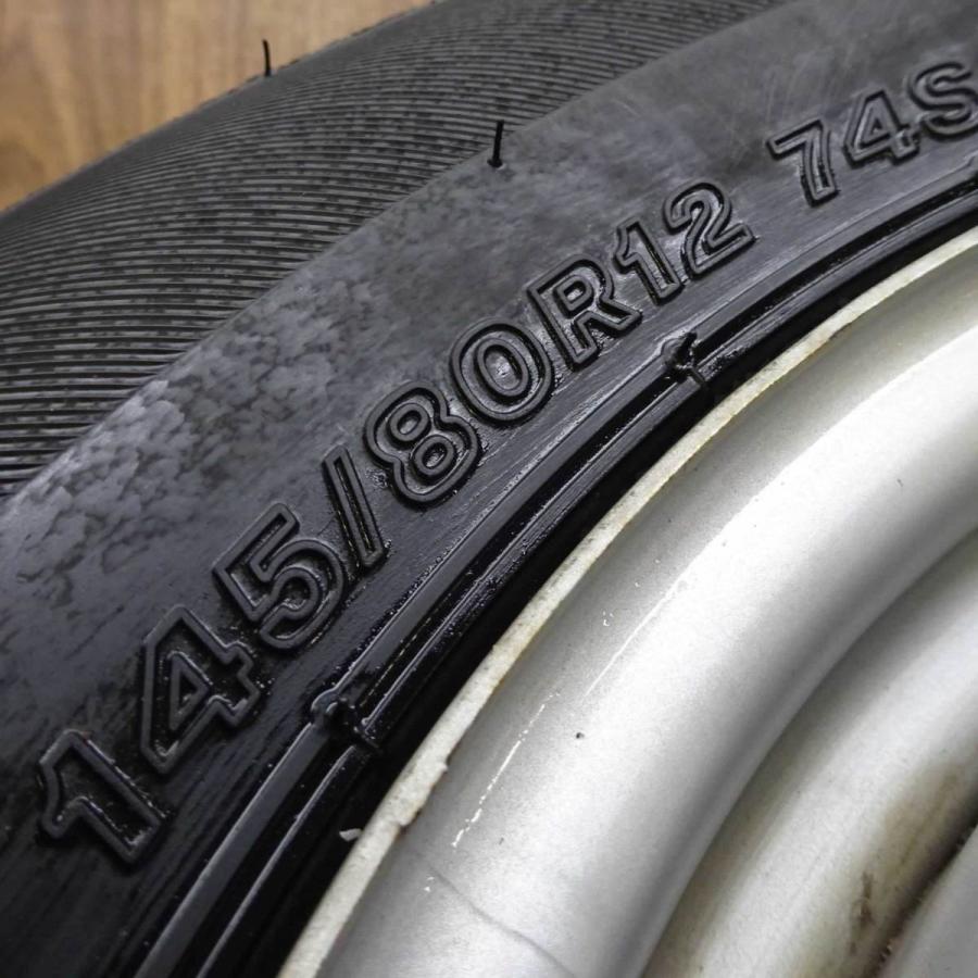 軽自動車用 145 80r12 未使用サマータイヤ ブリヂストン スニーカー2 4本価格 スチールホイール付き 庄内タイヤ 通販 Paypayモール