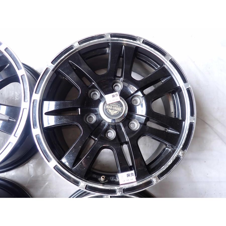 4本SET 会社宛 送料無料 16×6.5J MAD CROSS XD-7 アルミホイール 6穴