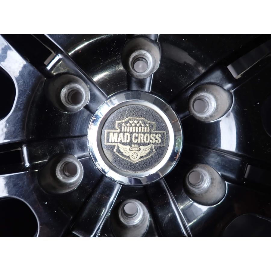 4本SET 会社宛 送料無料 16×6.5J MAD CROSS XD-7 アルミホイール 6穴