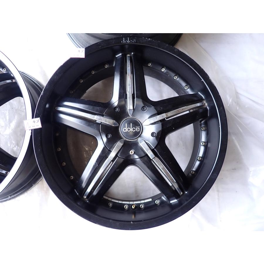 DOLCE DC26 22インチアルミホイール4本セット 4本SET 会社宛 送料無料 20×8J ドルチェ DC26 アルミホイール 5穴