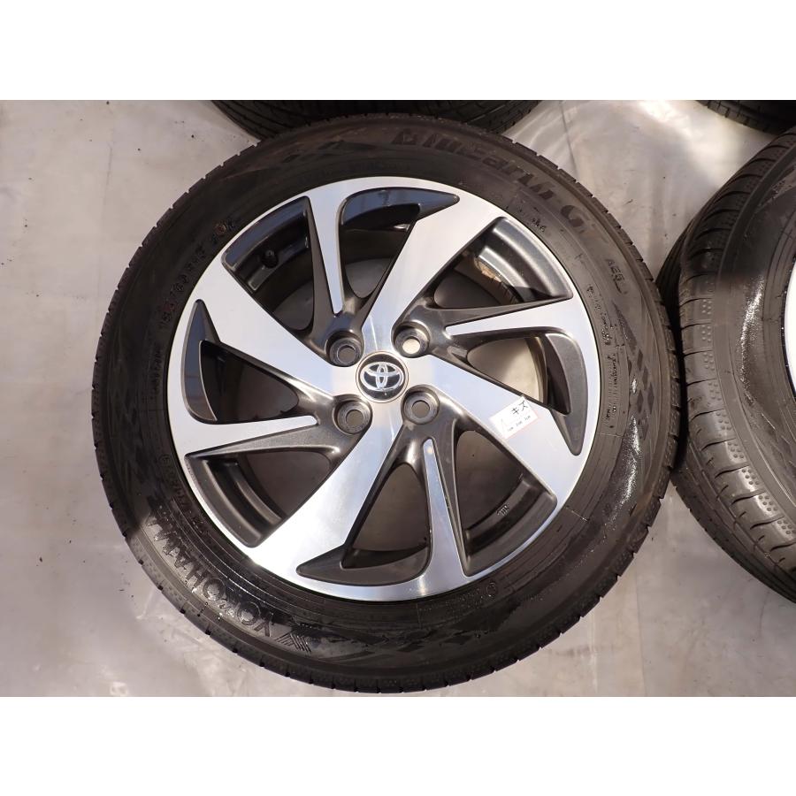 【24年製造】YOKOHAMA BluEarth タイヤ4本アクア純正ホイル付 BluEarth 夏 4本SET 会社宛 送料無料 185/60R16×6J 86H ヨコハマ