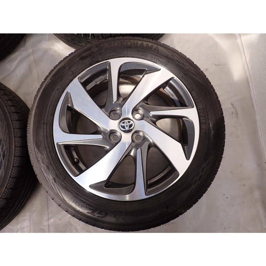 車 【24年製造】YOKOHAMA BluEarth タイヤ4本アクア純正ホイル付
