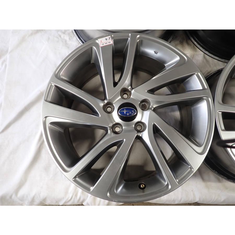 4本SET 会社宛 送料無料 18×7.5J スバル 純正 アルミ ホイール 5穴 PCD